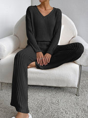 Chic Striped Two-Piece Set – Relaxed Fit